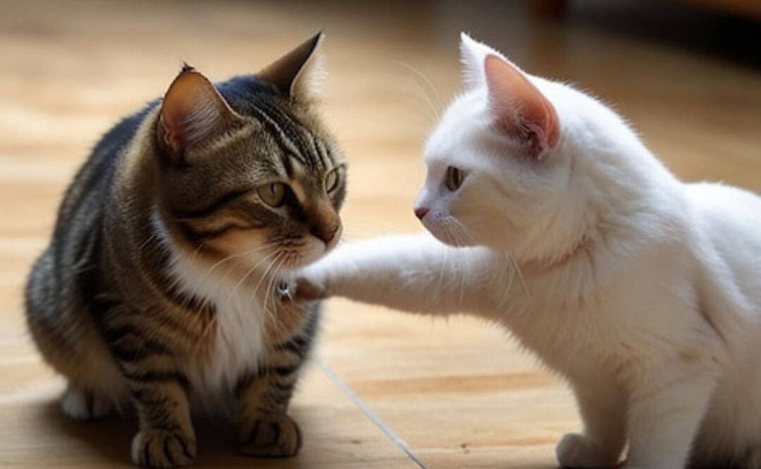 5 beneficios de tener dos gatos en casa. Fuente: Freepik.