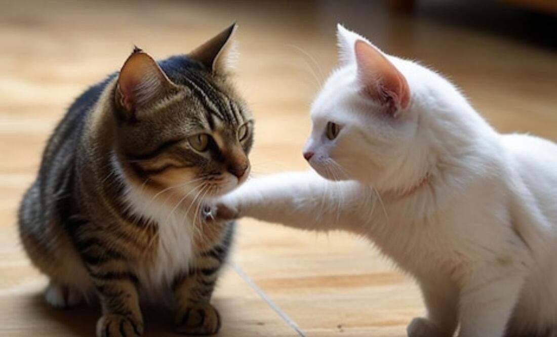 5 beneficios de tener dos gatos en casa. Fuente: Freepik.