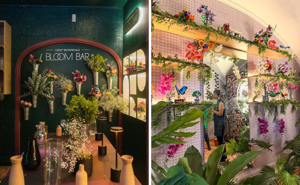 Flores que no se marchitan y recuerdos que sí se quedan. Foto: Cortesía LEGO