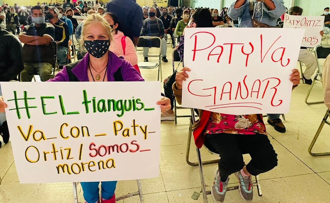 Patricia Ortiz Couturier aseguró que los tianguis seguirán siendo canales de abasto en la alcaldía. Foto: Especial