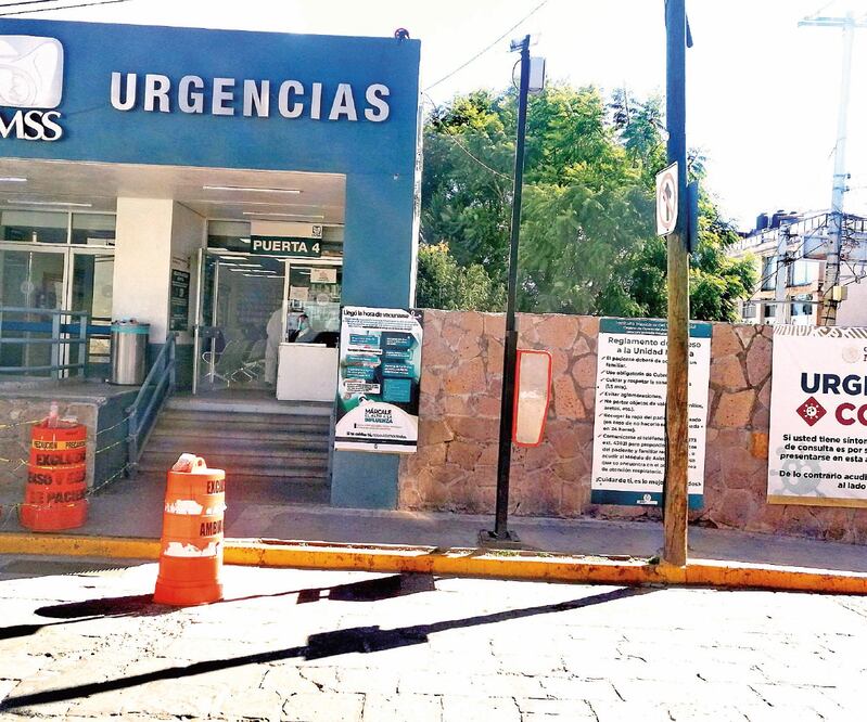 En el Hospital 1 del IMSS se aplican riguroso s filtros a la entrada, para evitar posibles contagios. IRMA MEJÍA. EL UNIVERSAL