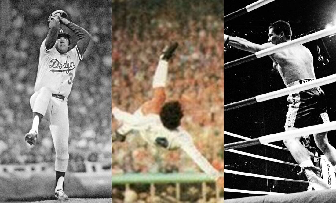 Fernando Valenzuela, Hugo Sánchez y Julio César Chávez, los mexicanos que marcaron al deporte - Fotos: Archivo / EL UNIVERSAL