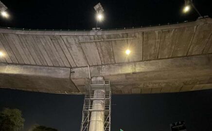 Reportan filtraciones de agua en segundo piso del Periférico; vecinos temen riesgos