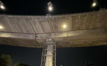 Reportan filtraciones de agua en segundo piso del Periférico; vecinos temen riesgos