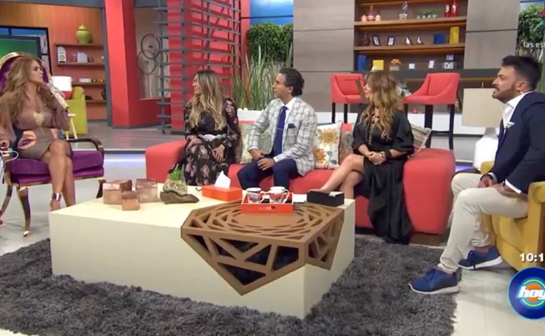 Lucero fue la madrina en la nueva etapa de "Hoy" FOTO: TOMADA DE VIDEO