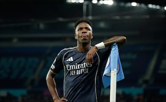 Real Madrid vence al Manchester City con doblete de Vinícius y avanza a cuartos de final 