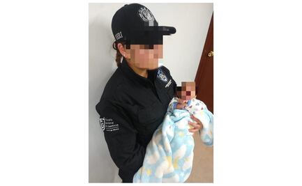Agentes recuperan a bebé sustraído en la Doctores; detienen a cuatro