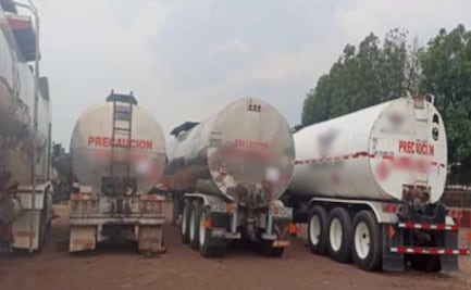 Detienen a 9 personas tras cateo a inmuebles en Guanajuato; aseguran tractocamiones, autotanques y contenedores para combustible