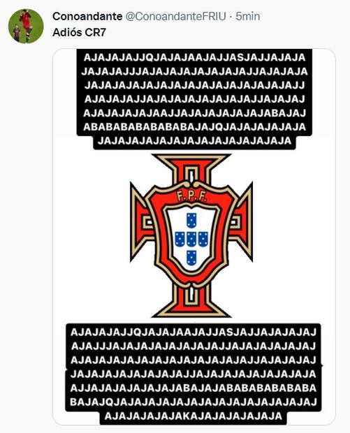 Cristiano Ronaldo fue blanco de memes tras la eliminación de Portugal