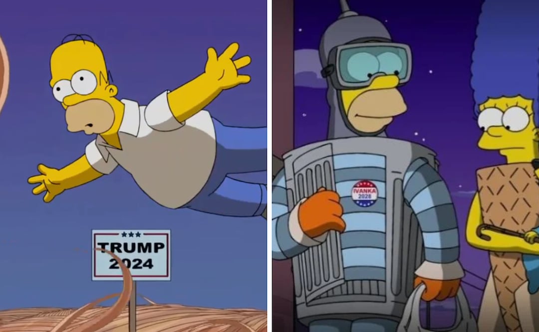 La serie animada vuelve a sorprender con sus inquietantes coincidencias, ahora sobre el candidato a la presidencia Donald Trump.
Foto: Captura de pantalla