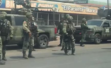 Sedena refuerza presencia militar en accesos a Nueva Italia, Michoacán, tras persecución a elementos