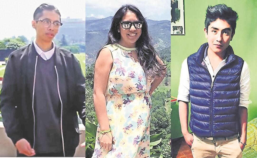 Manelick se sintió triste por los jóvenes que no obtuvieron un lugar; Brenda, de 21 años, hizo el primer examen para ingresar a CU en febrero; Ulises Flores quiere ser médico, aunque aún no decide su especialidad. (FOTOS: CORTESÍA)