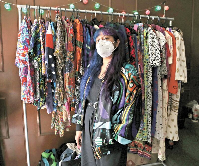 Gabriela y cuatro “bazareñas” abrieron El Búnker Chabacano, un sitio para vender su mercancía. Diego Prado/EL UNIVERSAL