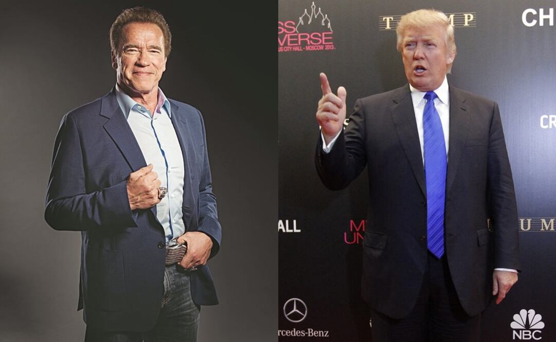Trump felicitó a su amigo Arnold  Foto:Archivo