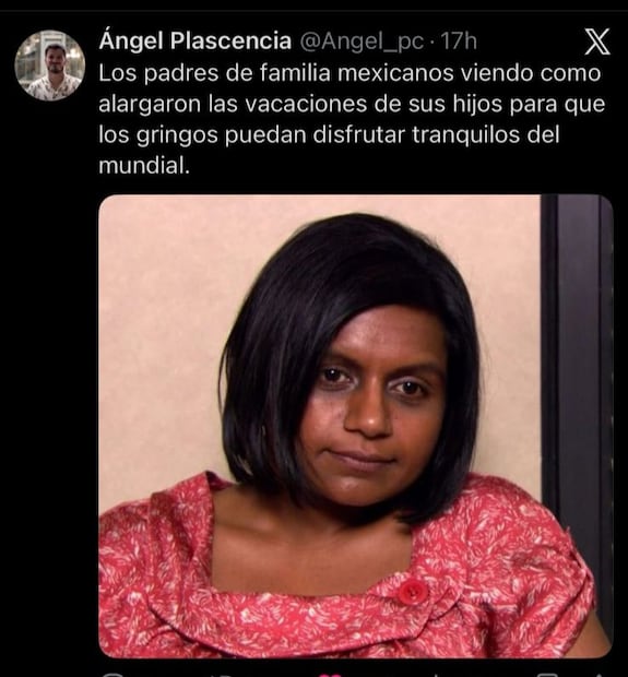Memes del nuevo calendario escolar de la SEP. Foto: X