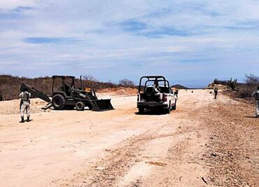 Desmantelan otra pista clandestina en Los Cabos, Baja California Sur; hallan armas de uso exclusivo del Ejército