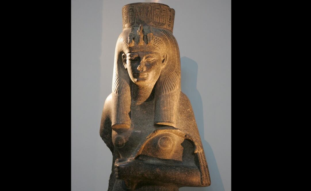 Estatua de la reina Tiye que data aproximadamente de 1388 a 1350 antes de Cristo. Foto: EFE/Khaled el-Fiqi