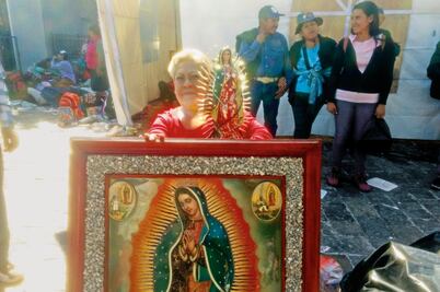 Margarita volvió a caminar tras percance