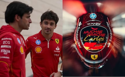 Charles Leclerc rendirá homenaje a Carlos Sainz con un casco especial; el español correrá su último Gran Premio con Ferrari