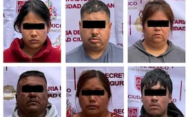 Policía capitalina captura a seis personas por presunto secuestro virtual; detenidos forman parte de célula delictiva