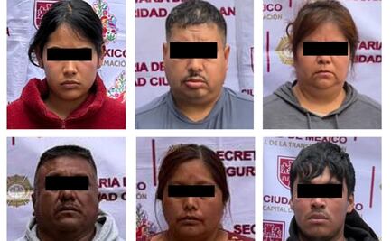 Policía capitalina captura a seis personas por presunto secuestro virtual; detenidos forman parte de célula delictiva