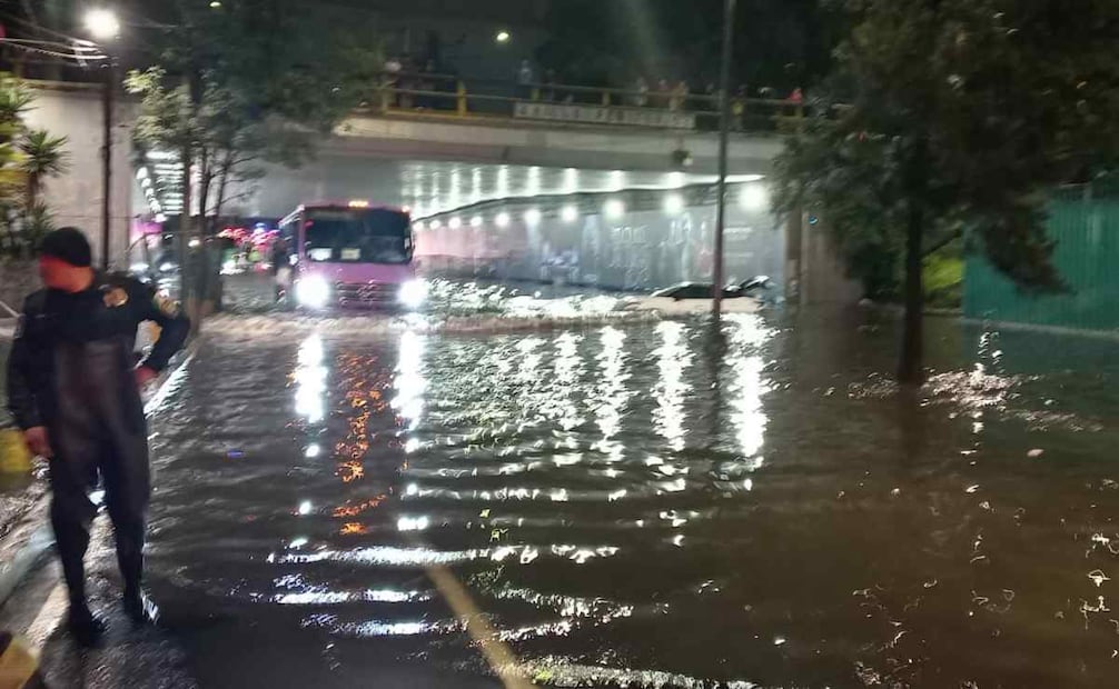 Afectaciones por lluvia al sur de la CDMX. Foto: Juan Carlos Williams/EL UNIVERSAL