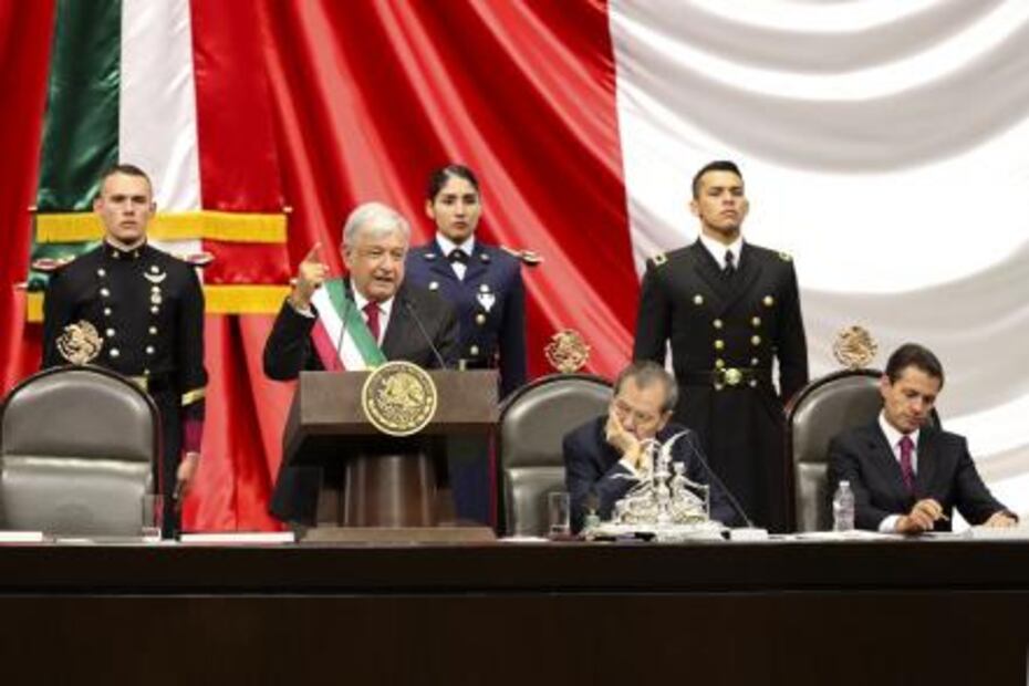 Así reaccionó Peña Nieto durante el discurso de AMLO