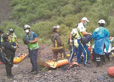 Muere senderista en el Ajusco tras deslave