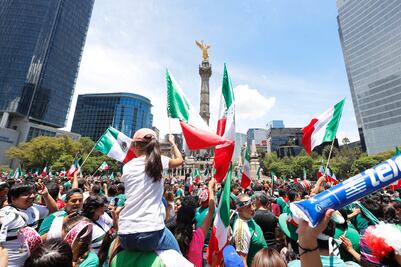 Alistan operativo en el Ángel por partido México vs Suecia