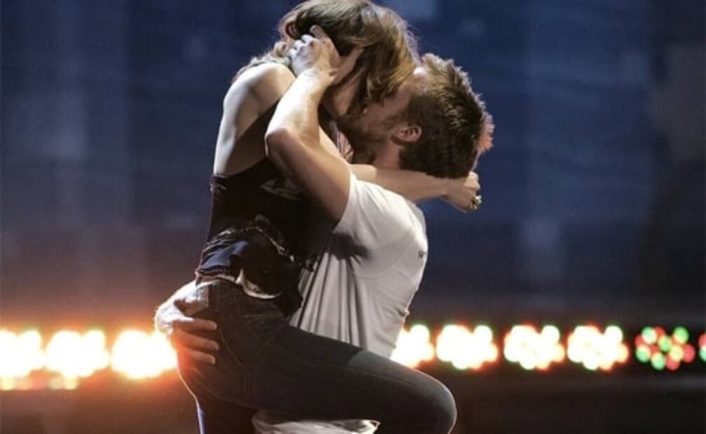 Robbie Williams, Madonna y Adrien Brody, protagonistas de los besos que han cimbrado el espectáculo