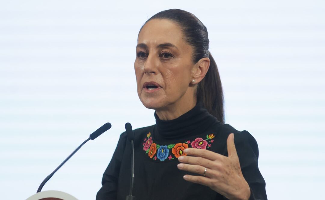 Claudia Sheinbaum en su conferencia matutina del 20 de junio de 2025. Foto: Carlos Mejía / EL UNIVERSAL