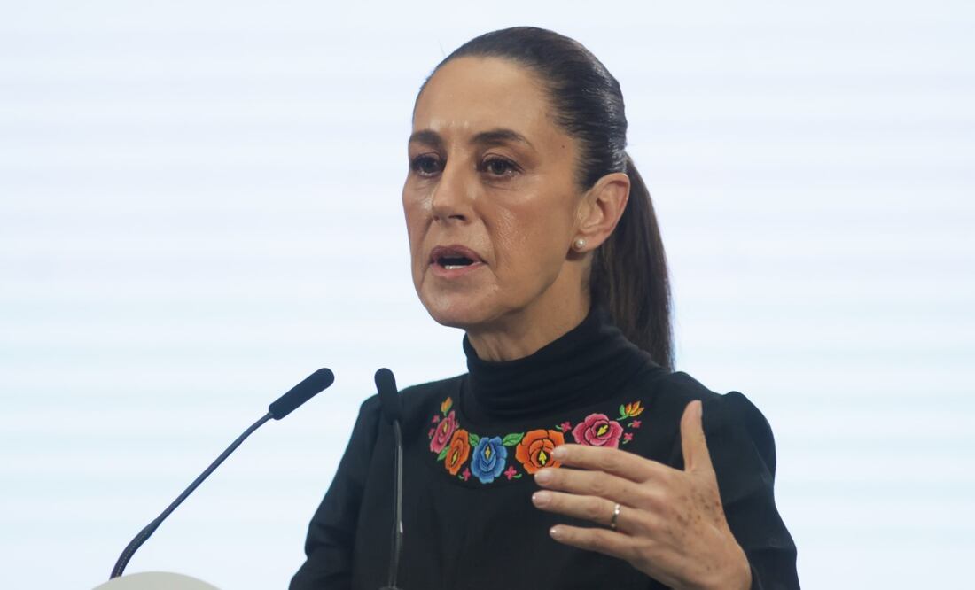 Claudia Sheinbaum en su conferencia matutina del 20 de junio de 2025. Foto: Carlos Mejía / EL UNIVERSAL