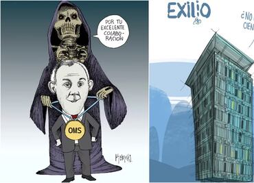 Hugo López-Gatell en la OMS; 5 cartones de la prensa nacional sobre el polémico nombramiento