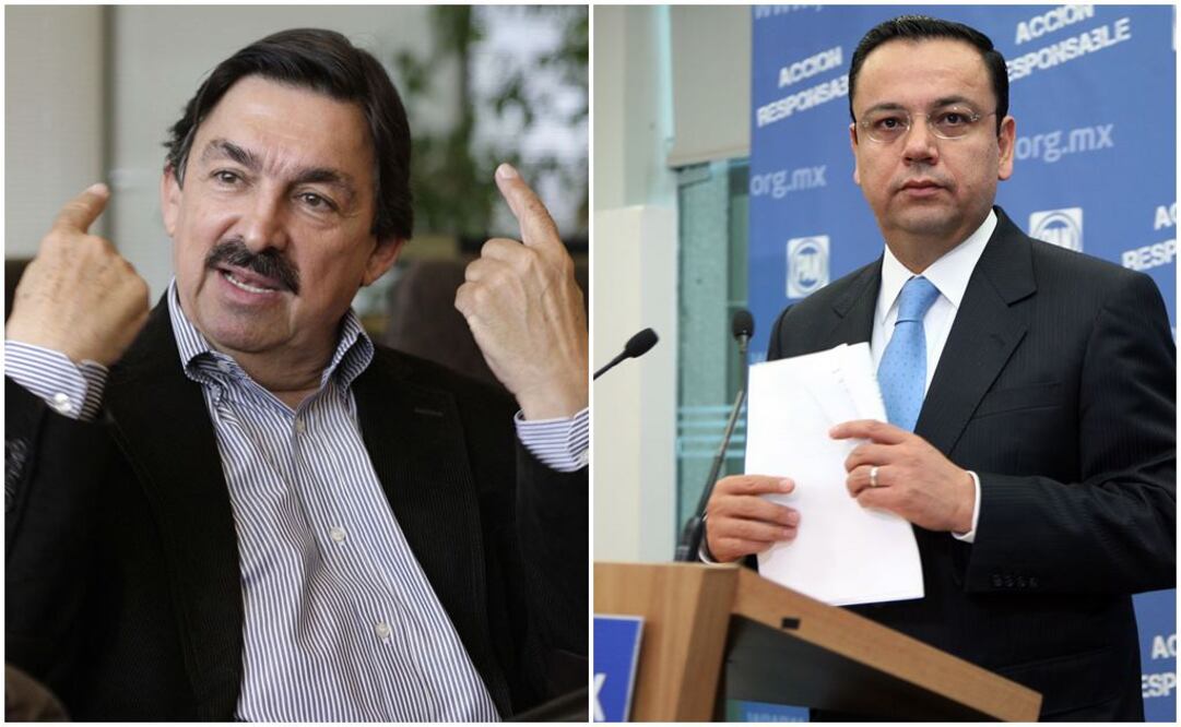 El líder sindical Gómez Urrutia y el ex presidente del PAN, entre los candidatos de Morena. Foto: Archivo EL UNIVERSAL