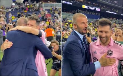 VIDEO: David Beckham y la celebración con Messi tras el título del Inter Miami