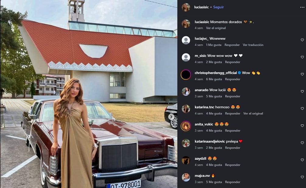 Esta fue la última publicación de Lucia Sisic en Instagram. Foto: Captura de pantalla