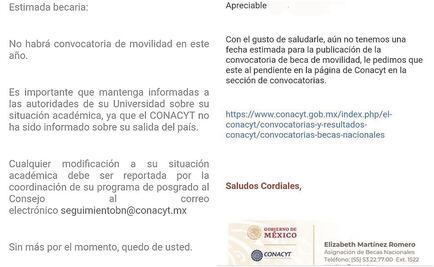 El Conacyt deja sin apoyo a estudiantes en el extranjero