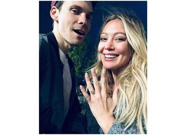Hilary Duff se compromete y comparte foto amamantando a su bebé