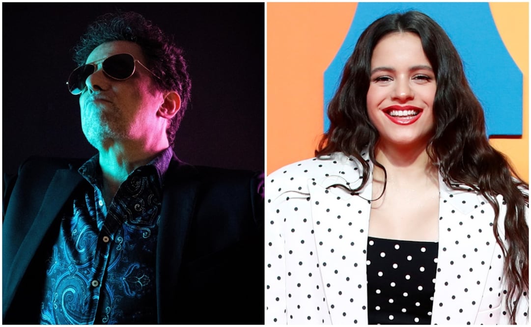 Andrés Calamaro y Rosalía. Foto: Archivo 