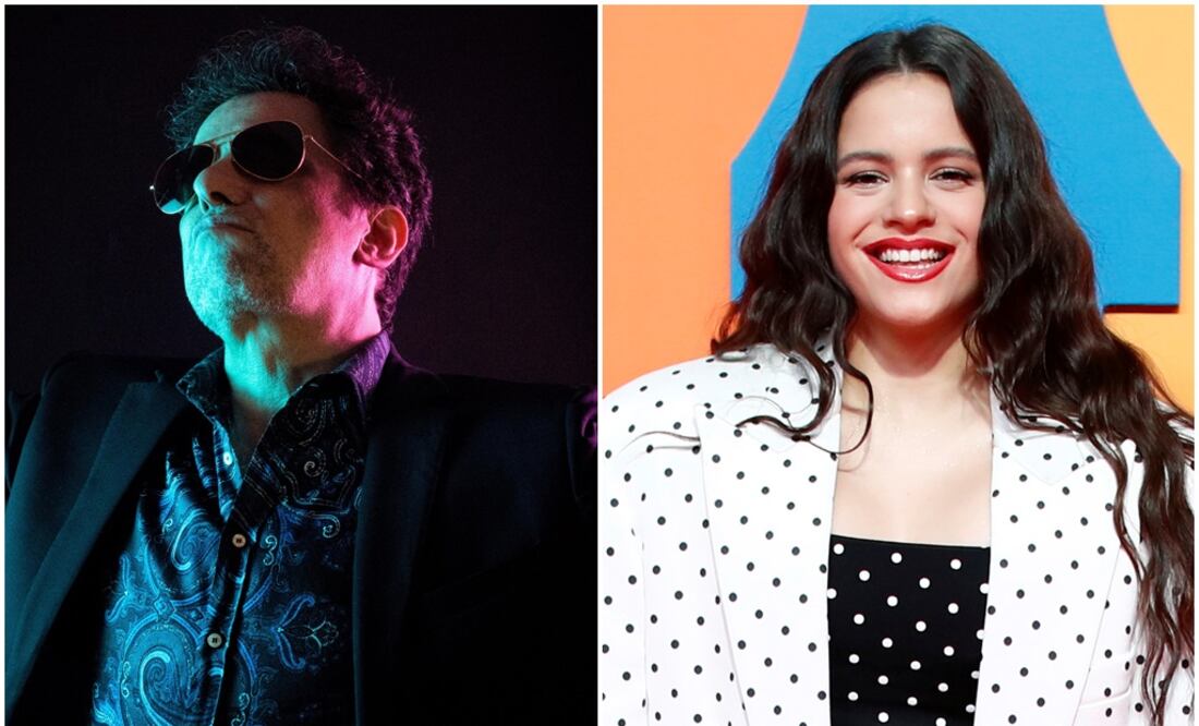 Andrés Calamaro y Rosalía. Foto: Archivo