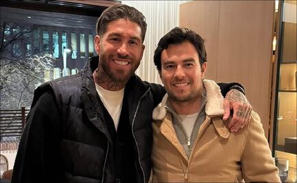Checo Pérez presume foto con Sergio Ramos; ¿confirma la llegada del español al Monterrey?