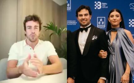 Fernando Alonso comparte premio con Checo Pérez en gala FIA