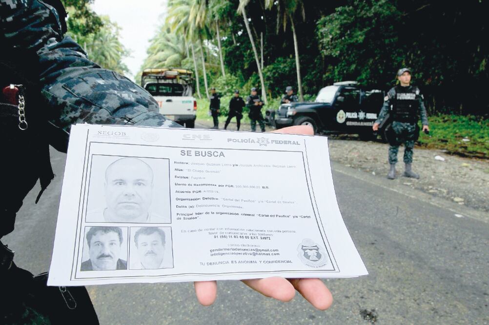 En Chiapas se distribuyen volantes de 'El Chapo' en el operativo de búsqueda (RAMÓN ROMERO. EL UNIVERSAL)