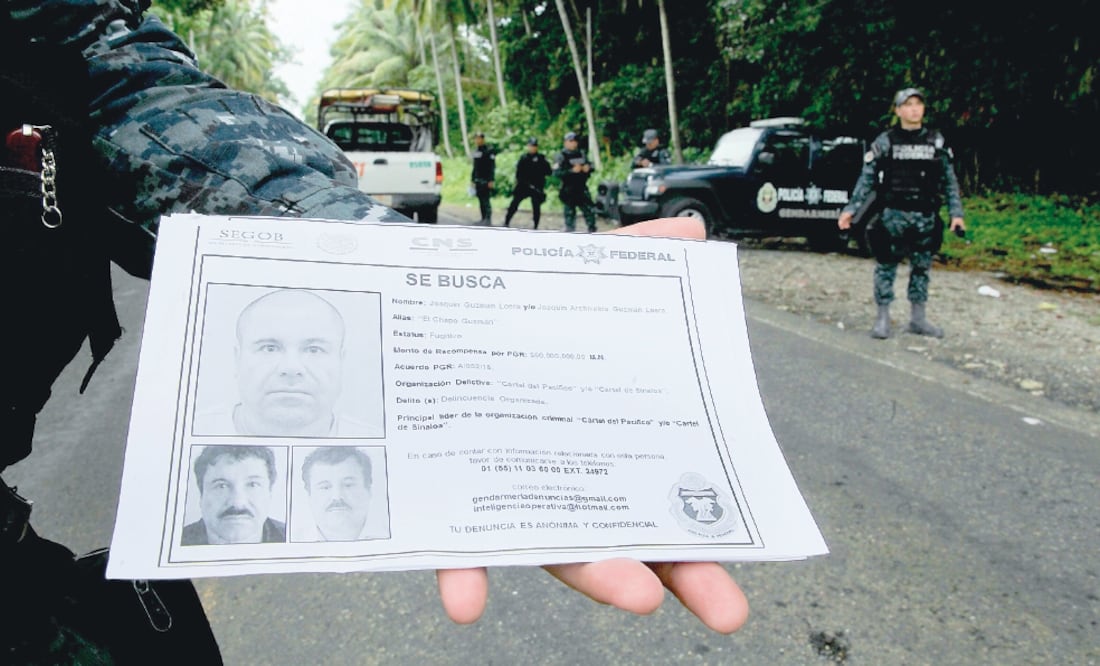 En Chiapas se distribuyen volantes de 'El Chapo' en el operativo de búsqueda (RAMÓN ROMERO. EL UNIVERSAL)