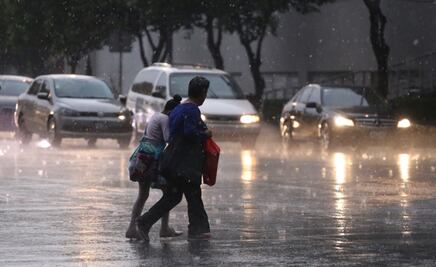 Registran lluvia en 9 delegaciones de la CDMX