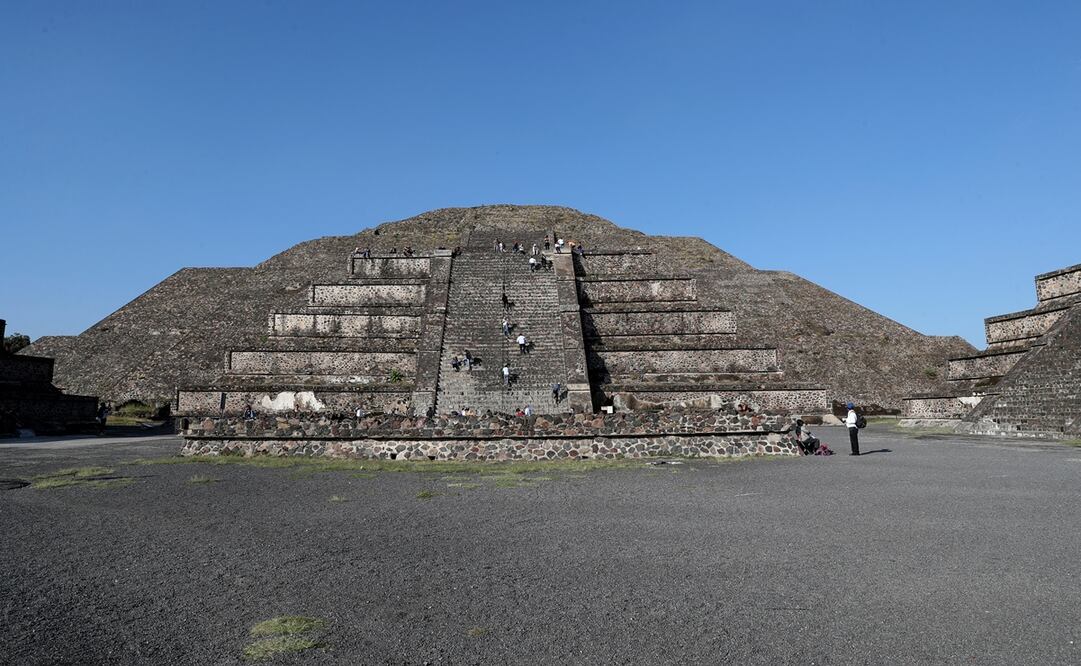 Imagen de archivo de la Zona Arqueológica de Teotihuacan. Foto: Archivo El Universal