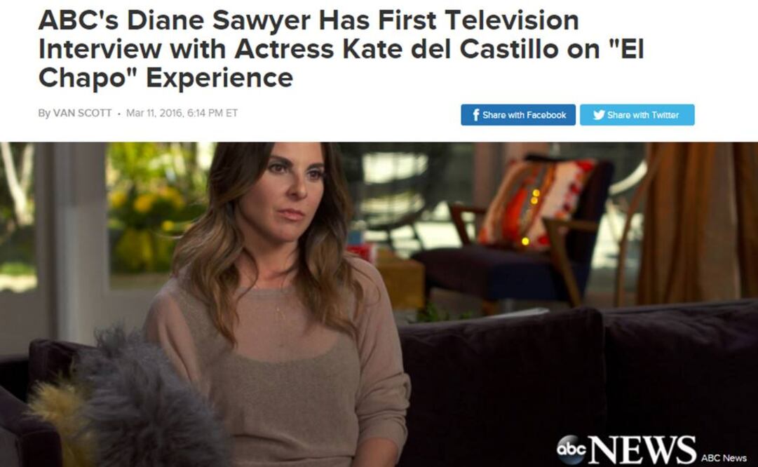 Kate anuncia entrevista para tv estadounidense