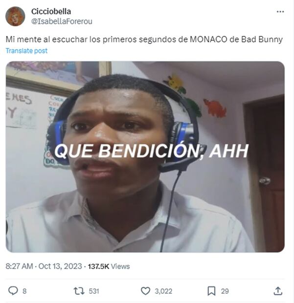 Memes del nuevo álbum de Bad Bunny: "Nadie sabe lo que va a pasar mañana". Foto X