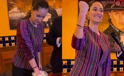 Doble de Claudia Sheinbaum recibe “inducción de puño”; será exhibido en este recinto