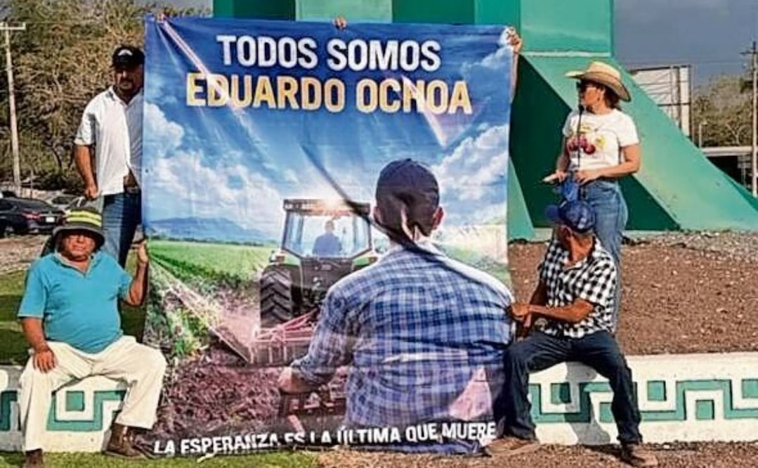 El 20 de marzo plataneros pidieron que se buscara a Eduardo Ochoa. Foto: Especial